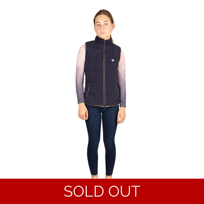 product Image for Hy Equestrian Elevate Mizs Country Teddy Fleece Gilet